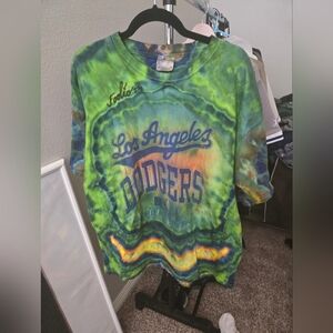 Vintage Los Angeles Dodgers tye dye XL